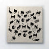 Whisperwool Akustikbild, verschiedene Motive, Edition Rachel Katstaller, Standard 90x90cm